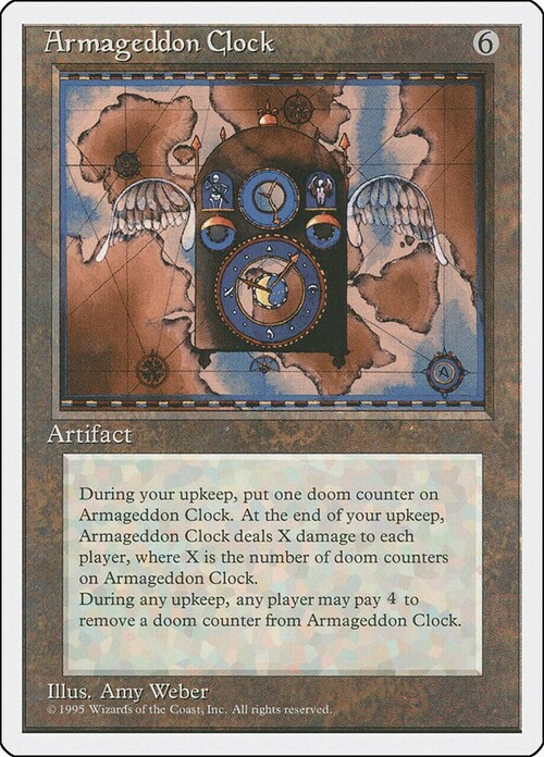 Armageddon Clock Card Front