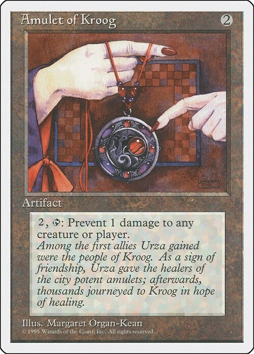 Amulet of Kroog Card Front