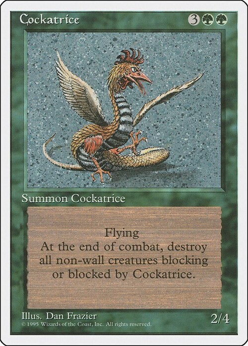 Cockatrice Card Front