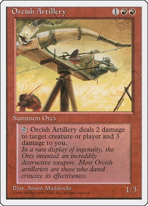 Orcish Artillery Card Front