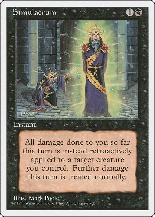 Simulacrum Card Front