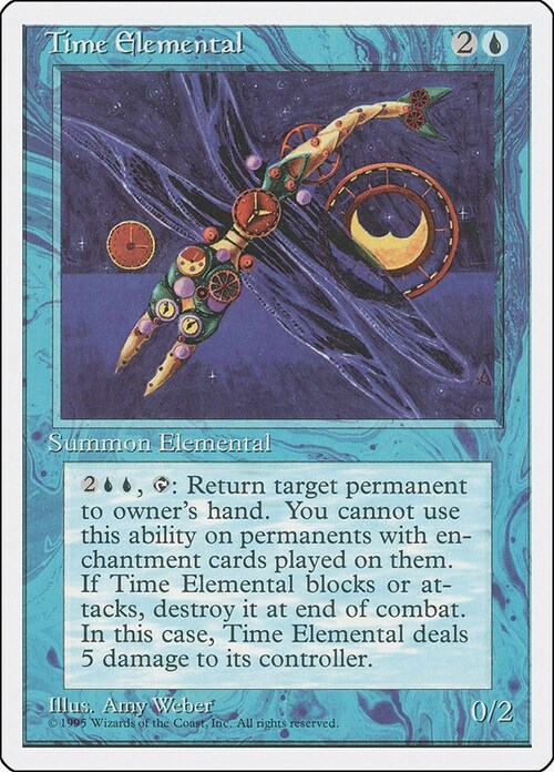 Time Elemental Card Front