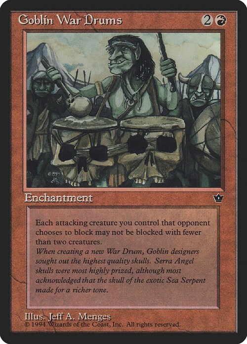 Goblin War Drums Card Front