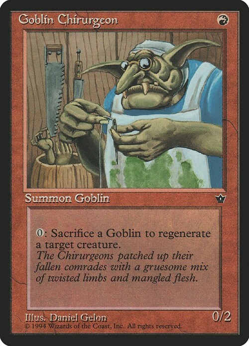 Goblin Chirurgeon Card Front