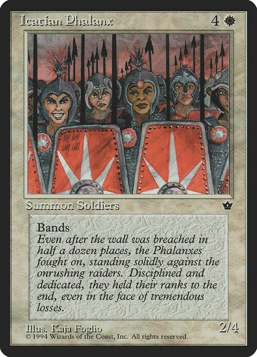 Icatian Phalanx Card Front