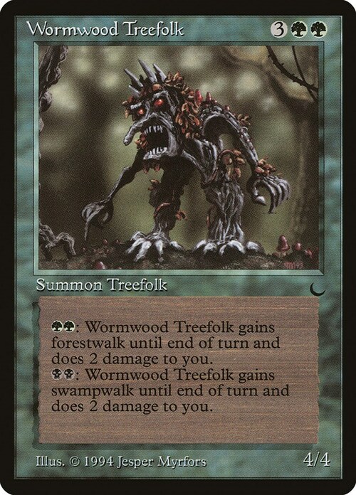 Wormwood Treefolk Card Front