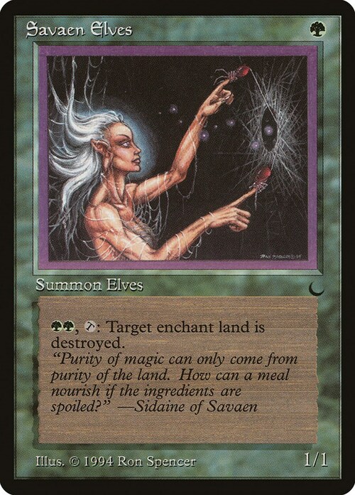 Savaen Elves Card Front