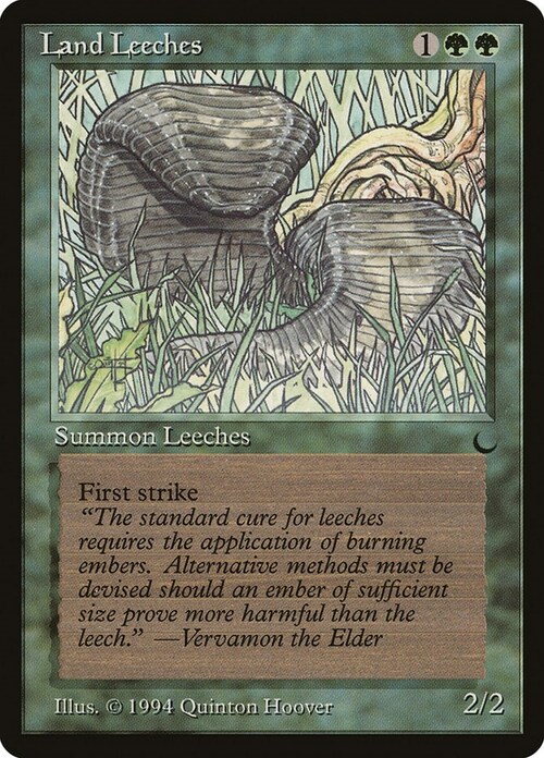 Land Leeches Card Front