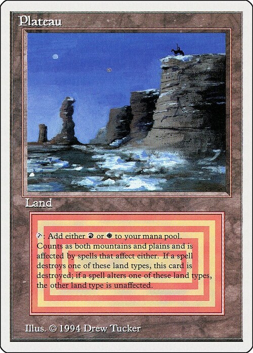 Plateau Card Front