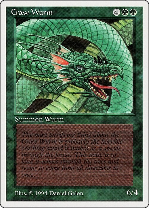 Craw Wurm Card Front