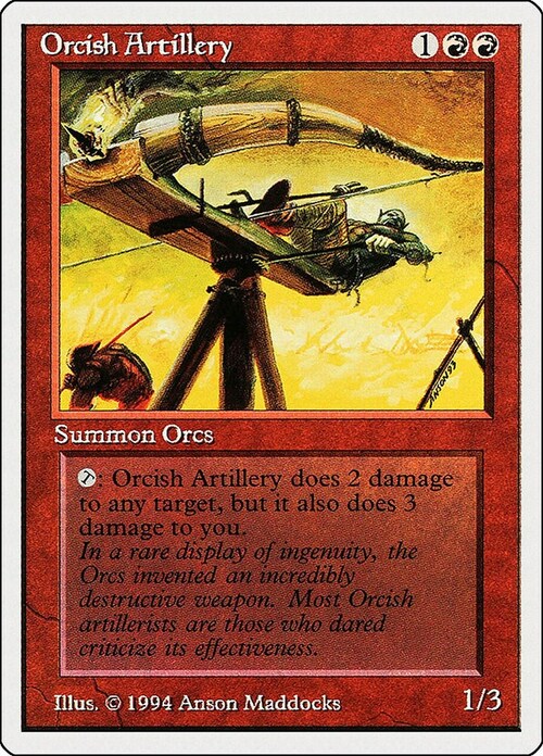 Orcish Artillery Card Front