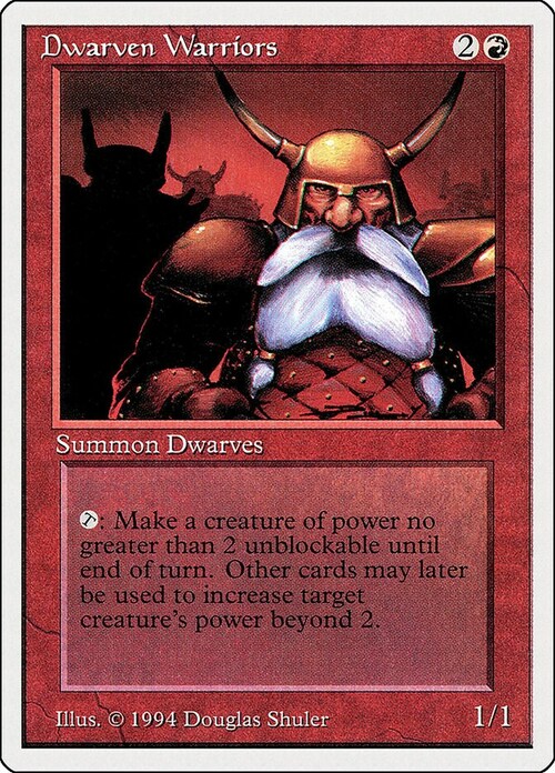 Dwarven Warriors Card Front