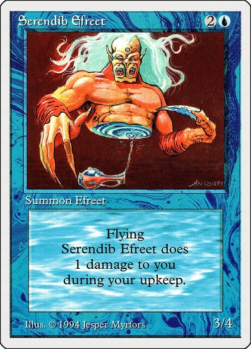 Serendib Efreet Card Front