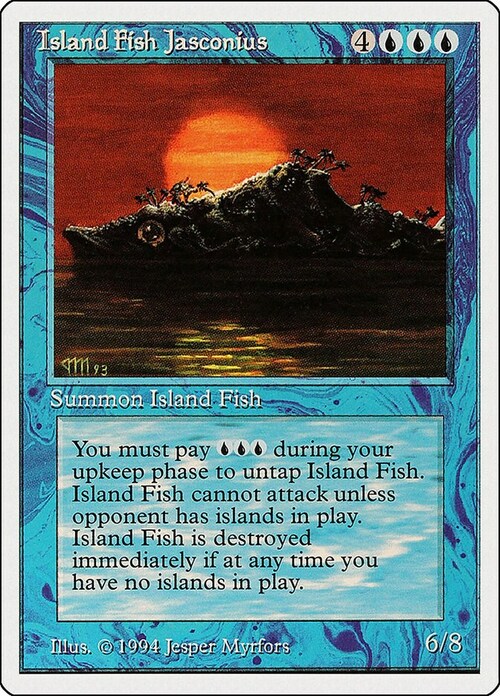 Island Fish Jasconius Card Front