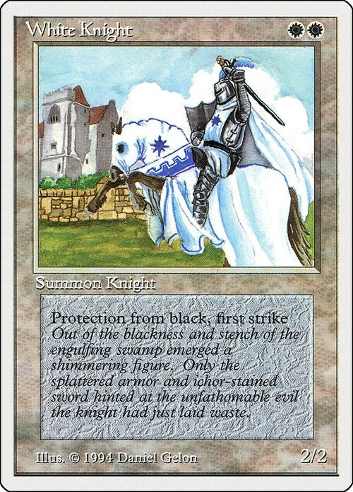 White Knight Card Front