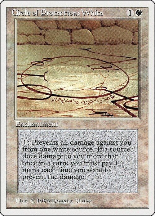 Circle of Protection: White Card Front