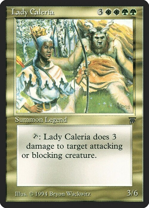 Lady Caleria Card Front