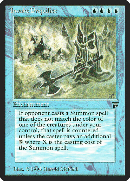 Invoke Prejudice Card Front