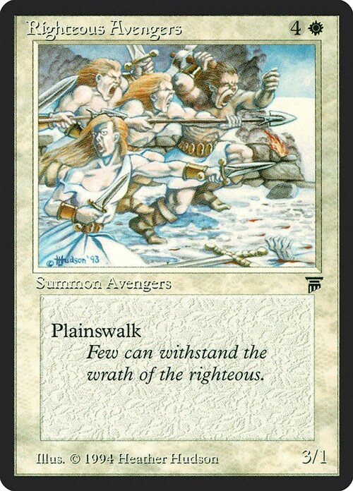 Righteous Avengers Card Front