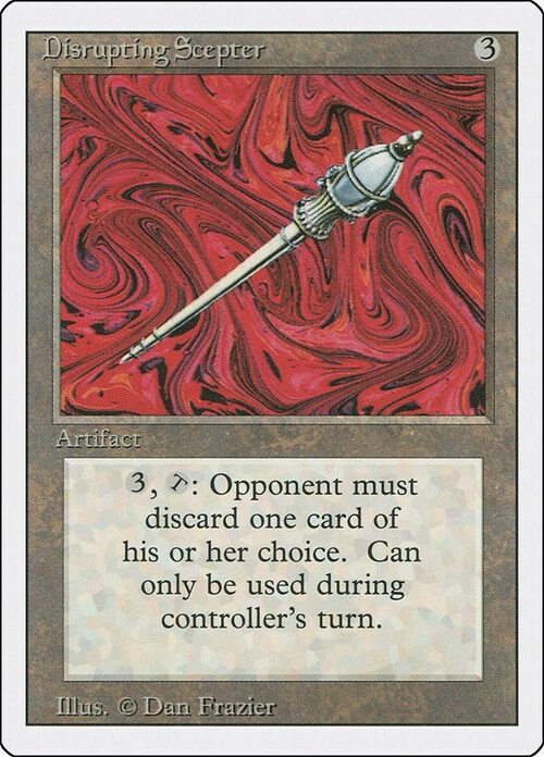 Disrupting Scepter Card Front