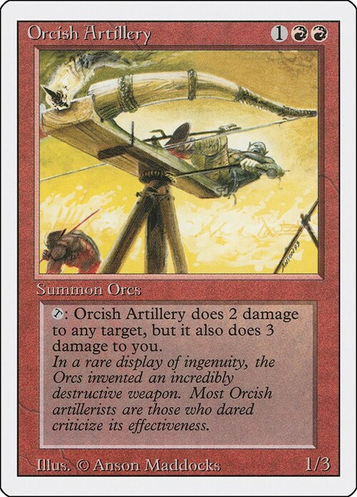 Orcish Artillery Card Front