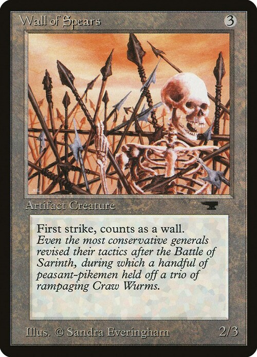 Wall of Spears Card Front