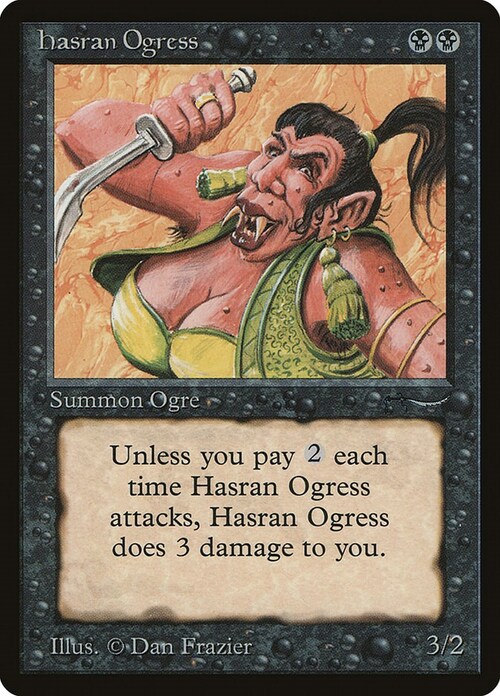 Hasran Ogress Card Front