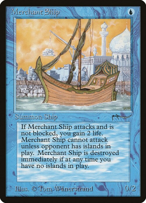 Merchant Ship Card Front