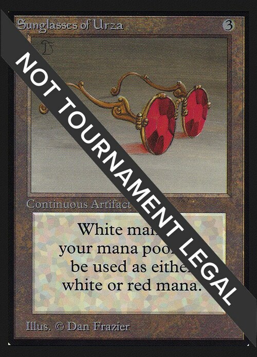 Sunglasses of Urza Card Front