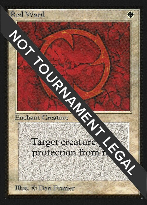 Red Ward Card Front