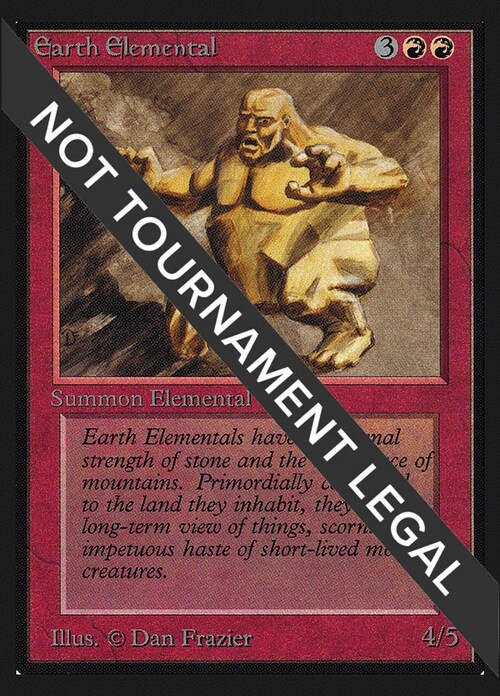 Earth Elemental Card Front