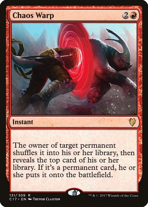 Chaos Warp Card Front