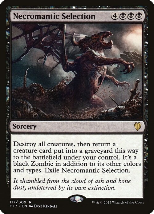 Necromantic Selection Card Front