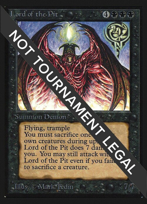 Lord of the Pit Card Front