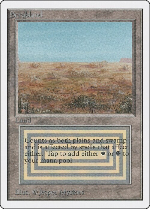 Scrubland Card Front