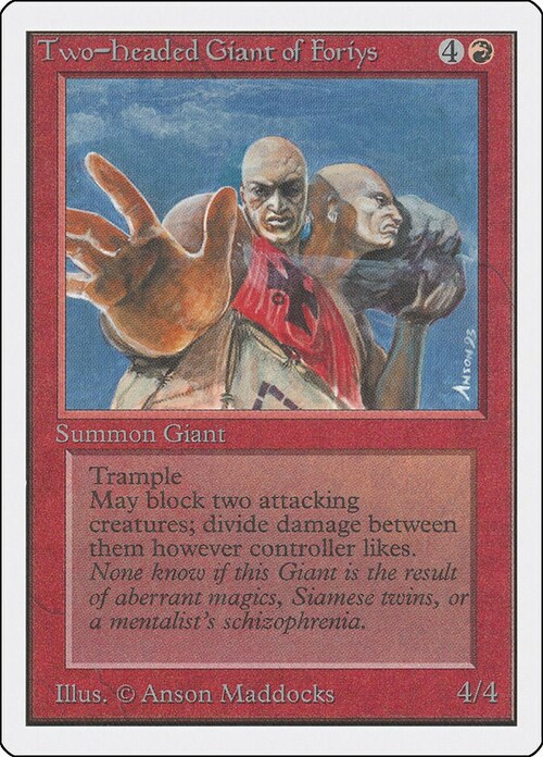 Two-Headed Giant of Foriys Card Front