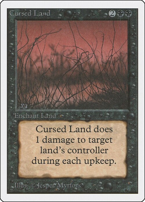 Cursed Land Card Front