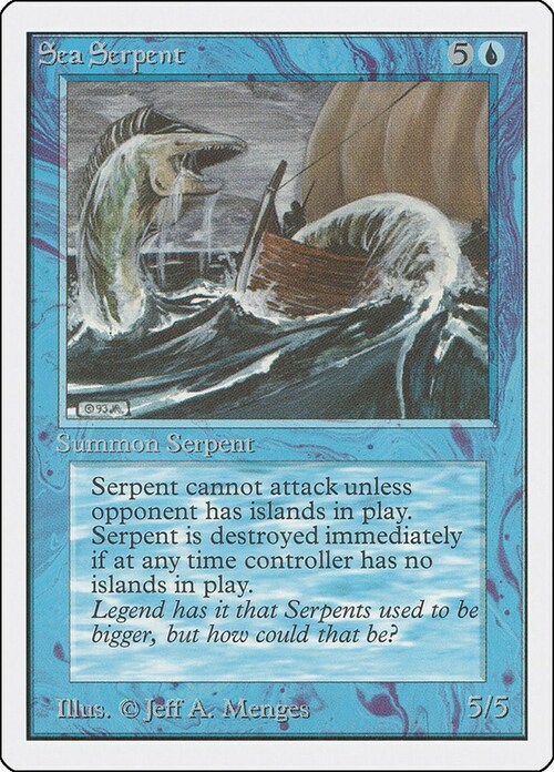 Sea Serpent Card Front