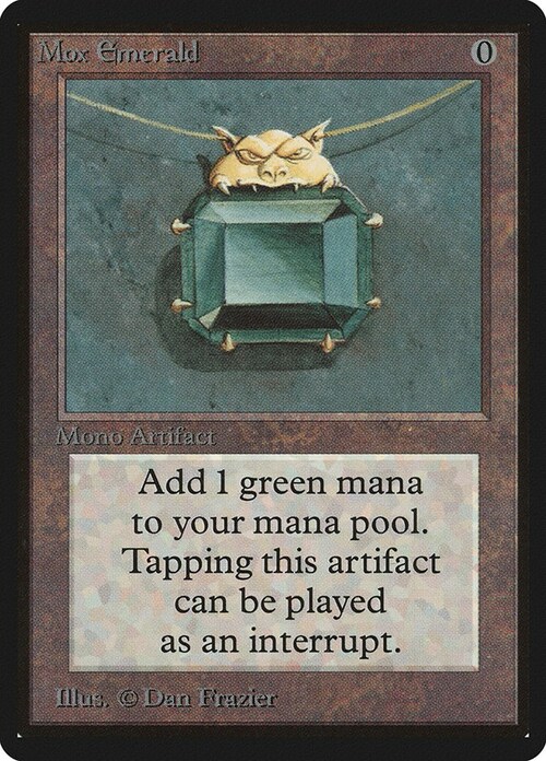 Mox Emerald Card Front