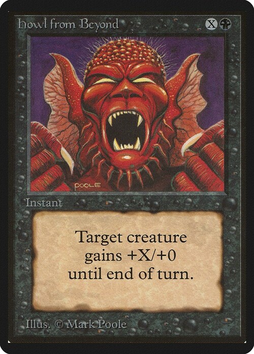 Howl from Beyond Card Front