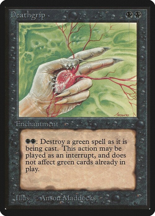 Deathgrip Card Front