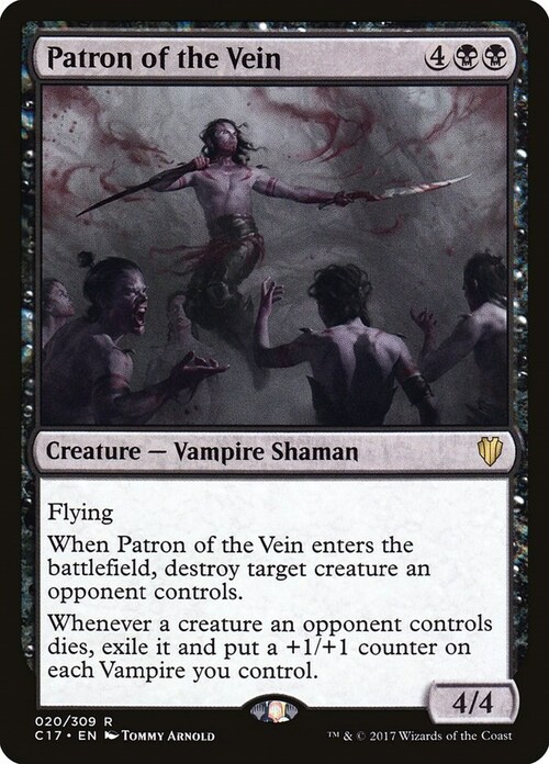 Patron of the Vein Card Front