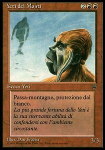 Mountain Yeti Card Front