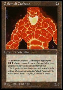 Coal Golem Card Front