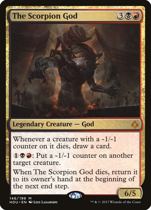 The Scorpion God Card Front