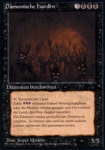 Demonic Hordes Card Front