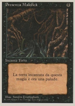 Evil Presence Card Front