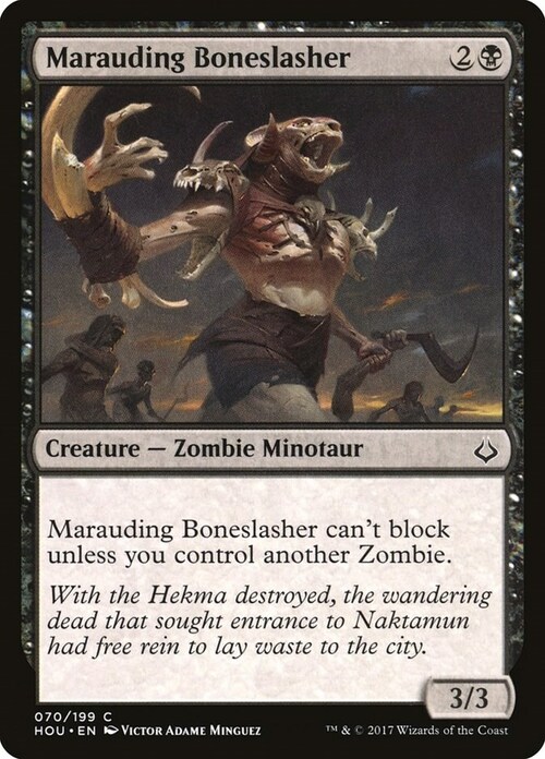 Marauding Boneslasher Card Front