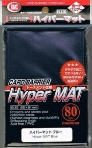 80 KMC Hyper mat Sleeves (Blue)