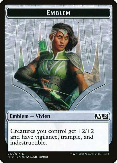 Vivien Reid Emblem Card Front